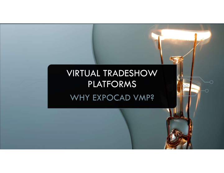 virtual tradeshow platforms