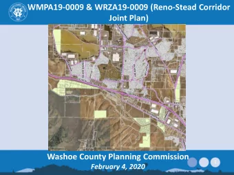 WMPA19-0009 &amp; WRZA19-0009 (Reno-Stead Corridor  Joint Plan)  Washoe County Planning Commission