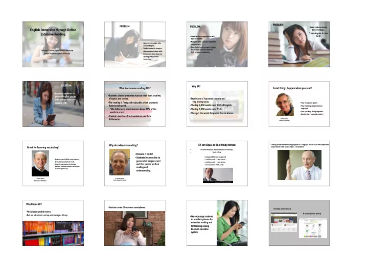 english immersion through online