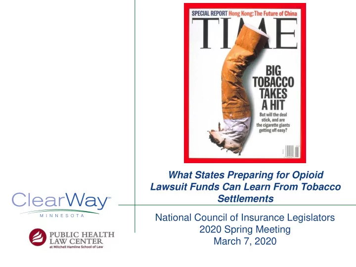 what states preparing for opioid