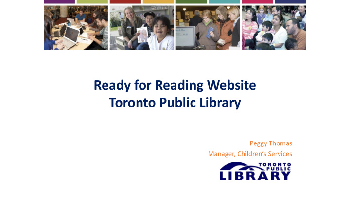 ready for reading website toronto public library