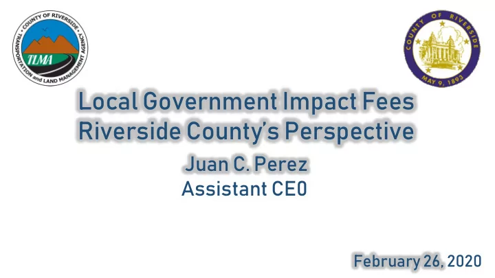 riverside county s perspective