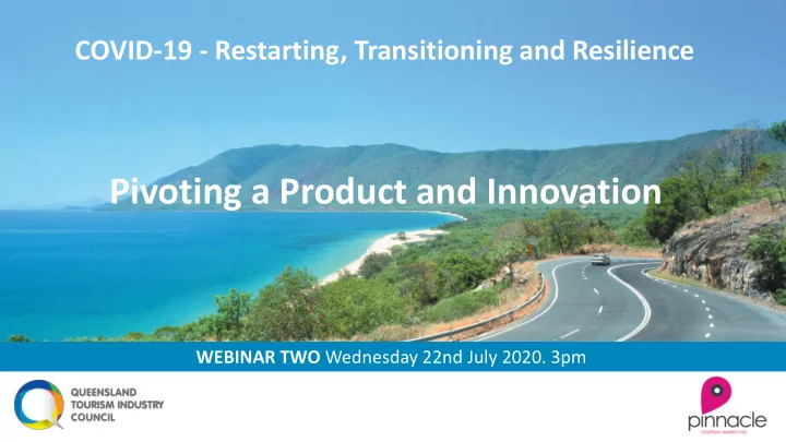 pivoting a product and innovation