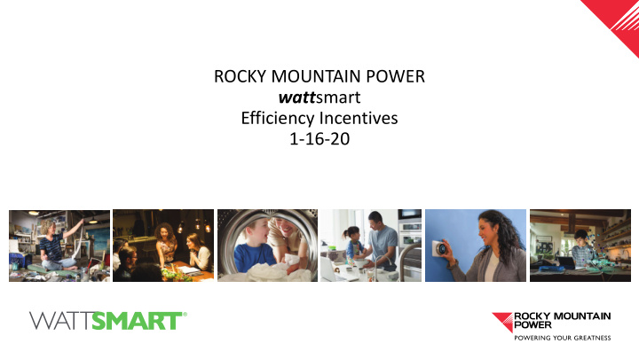 rocky mountain power watt smart efficiency incentives 1