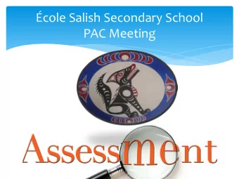 cole Salish Secondary School  PAC Meeting  Clip  Past Practice  Penalizing 10% a day for late
