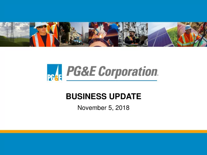 business update