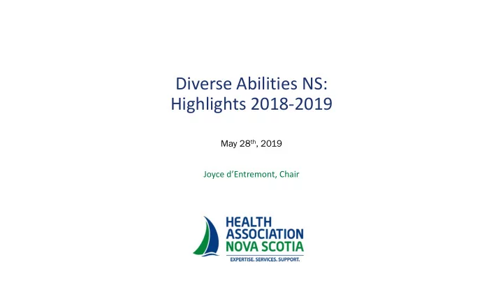 diverse abilities ns