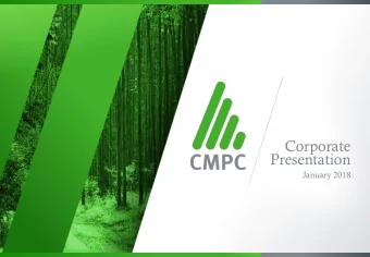 Corporate  Presentation  January 2018  Forward-looking  Statements  This presentation may contain