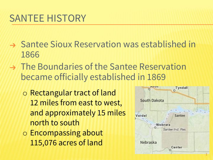santee history