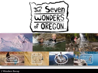 1  7 Wonders Recap  2  Inspiring Travel  7 Wonders Recap  2  3  Responses  Scenic Byways  7 Wonders
