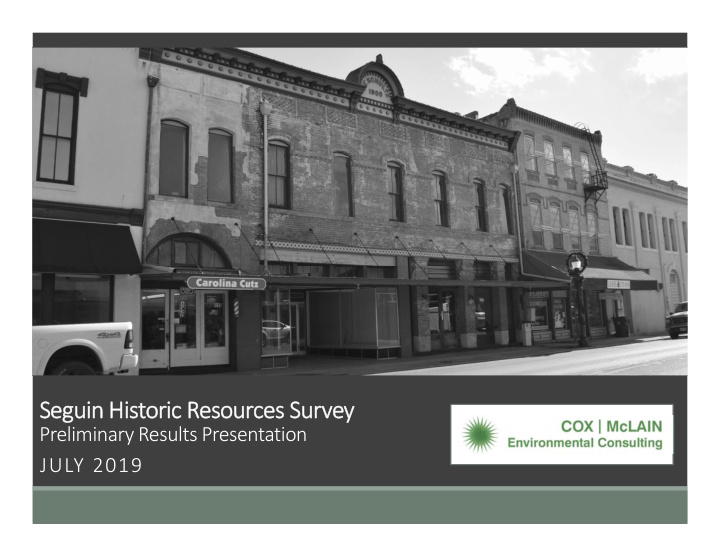 seguin historic resources survey