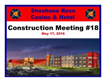 Construction Meeting #18  May 17, 2016  Aerial Photos Taken on May 3, 2016