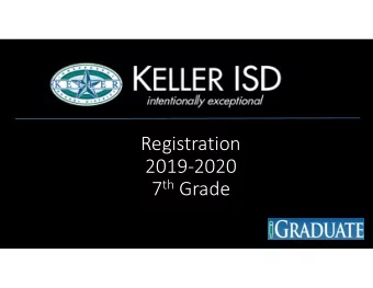 Registration  2019-2020 7 th Grade  KMS Leadership team  Principal- Sandra Chapa  Assistant