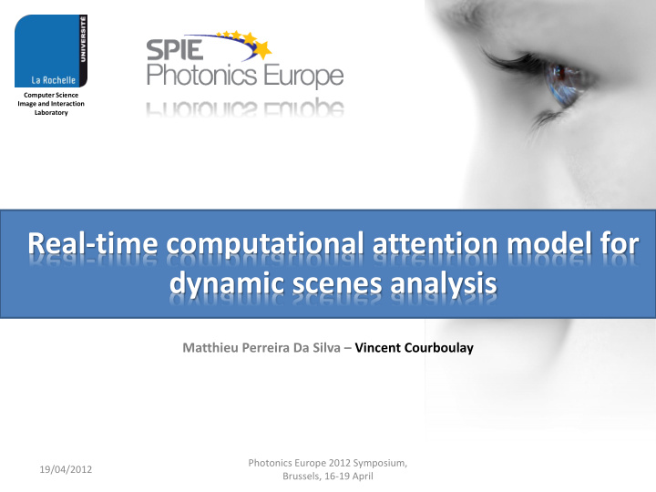 real time computational attention model for