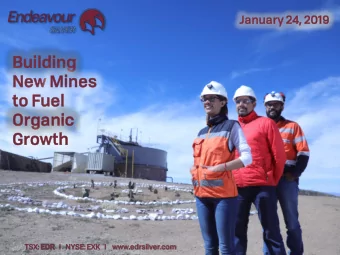 Bui  uilding  ing  New  Ne  w Mine  nes  to F  o Fue  uel  Orga  Or  gani  nic  Grow  Gr  owth