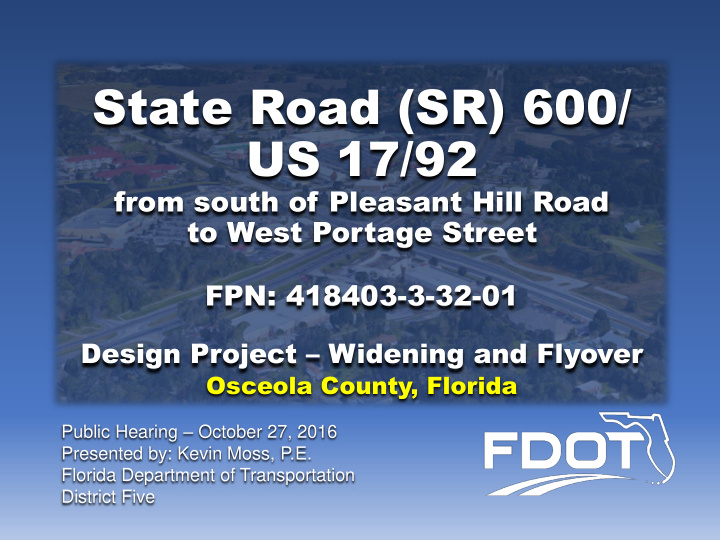 state road sr 600 us 17 92