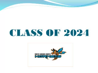 CLASS OF 2024  Welcome  Mr. Phil Rogers  Principal  High School Classes  and Graduation