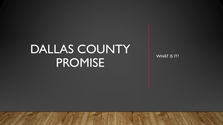 promise dallas county promise