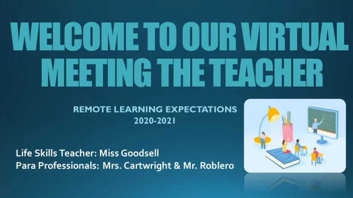 meeting the teacher