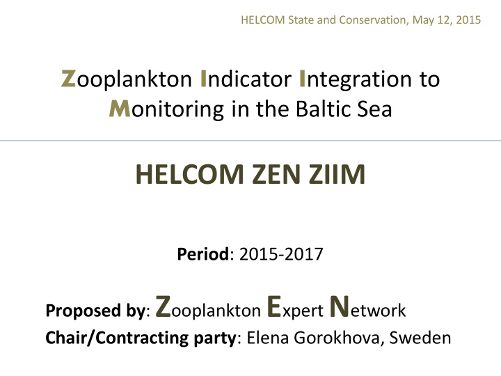 importance of zooplankton assessment