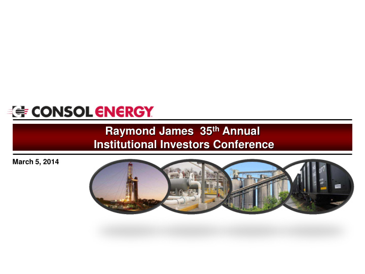 raymond james 35 th annual institutional investors
