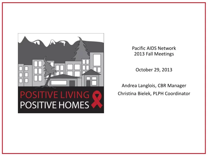 pacific aids network
