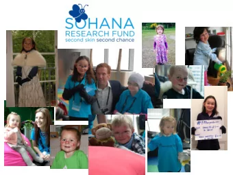 Events for your Community  Sharmila Nikapota, Founder and Trustee SRF  Sohana Research Fund