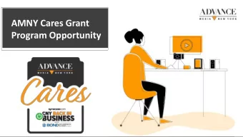 AMNY Cares Grant  Program Opportunity  Bridget Cerrone  Lindsay Marlenga  Senior Account Manager