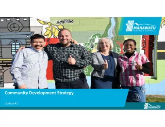 Community Development Strategy  Update #1  CD Strategy Overview  Came into effect 1 January 2020