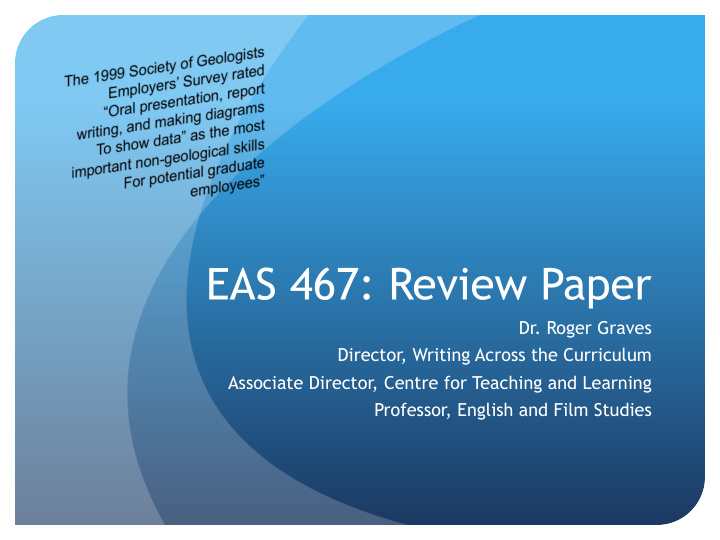 eas 467 review paper