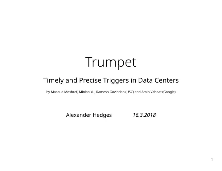 trumpet