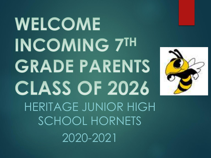 heritage junior high school hornets 2020 2021 meet the