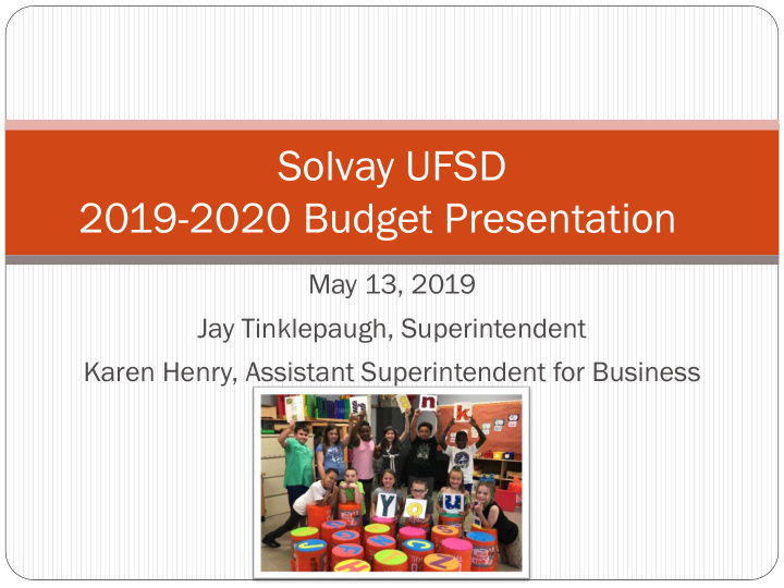 solvay ufsd 2019 2020 budget presentation