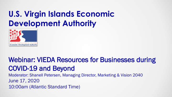 u s virgin islands economic development authority