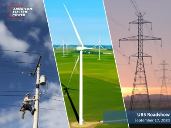 UBS Roadshow  September 17, 2020  Safe Harbor Statement under the Private Securities