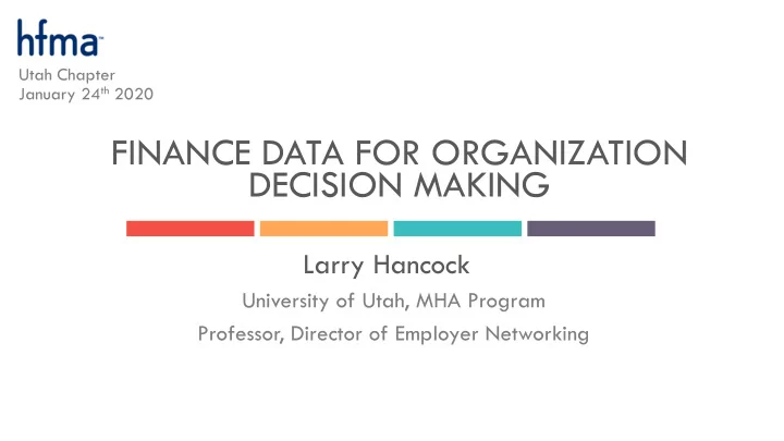 utah chapter january 24 th 2020 finance data for
