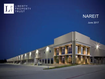 NAREIT  June 2017  1  Forward-looking Statements  The statements contained in this presentation may