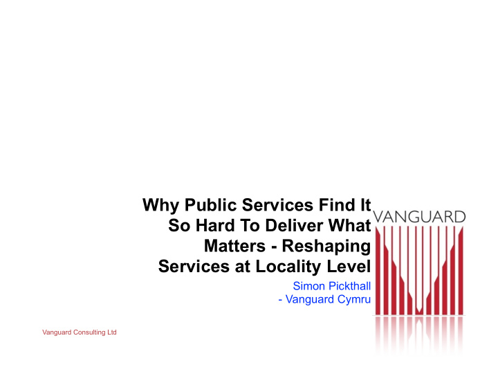 why public services find it so hard to deliver what