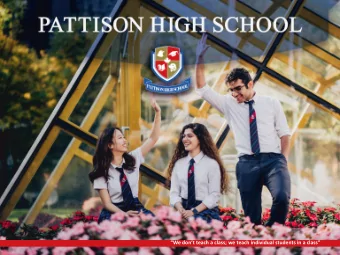 We dont teach a class; we teach individual students in a class  PROVINCE OF BRITISH