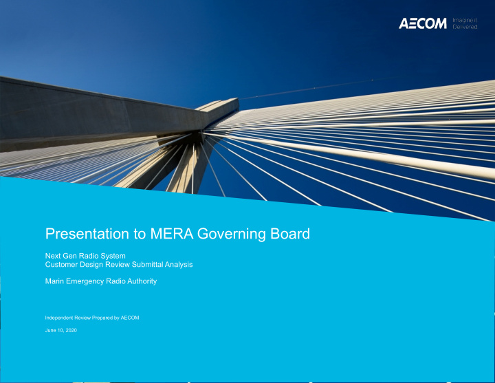 presentation to mera governing board