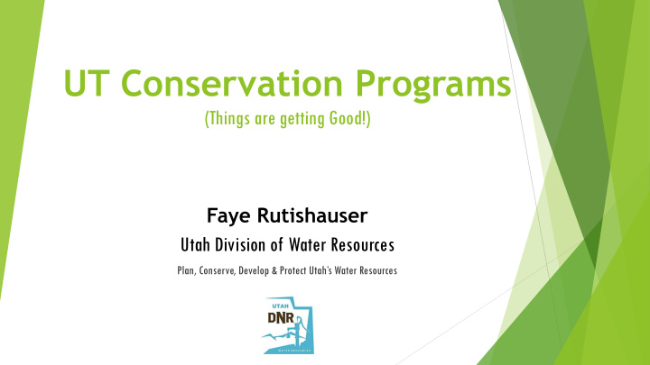 ut conservation programs