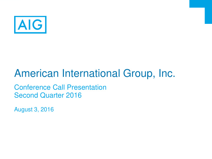 american international group inc