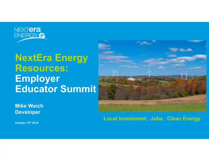 nextera energy resources employer educator summit