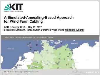 A Simulated-Annealing-Based Approach  for Wind Farm Cabling ACM e-Energy 2017  May 19, 2017