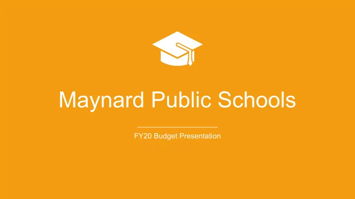 maynard public schools