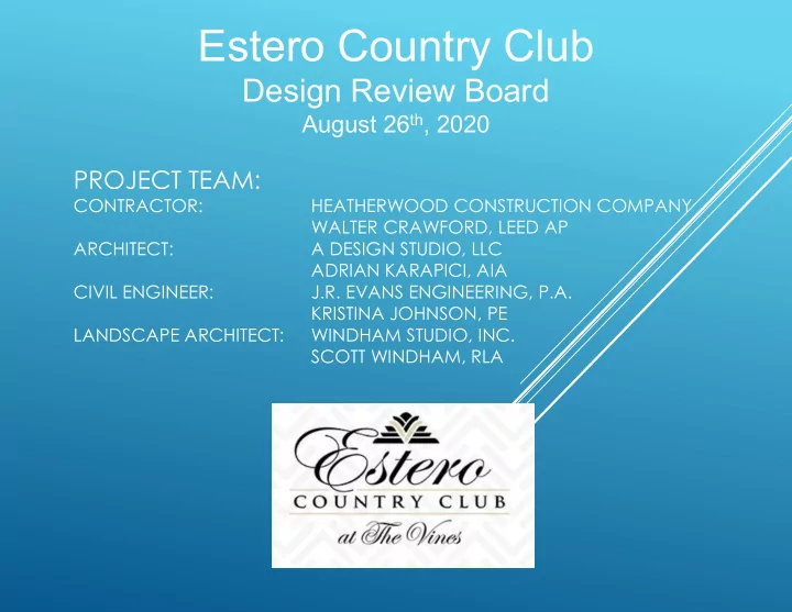 estero country club