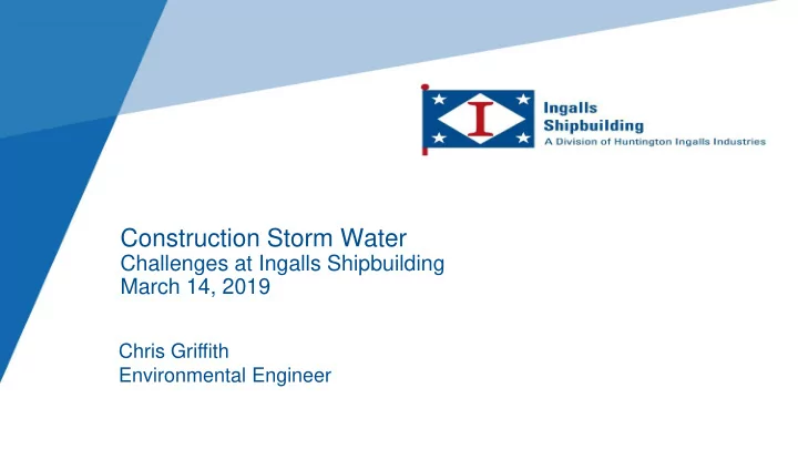 construction storm water