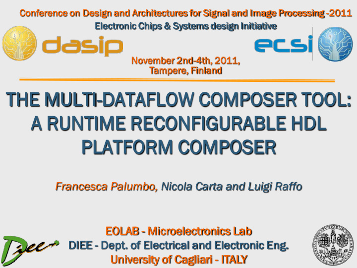 the multi ti dataflow taflow compose oser r tool l a