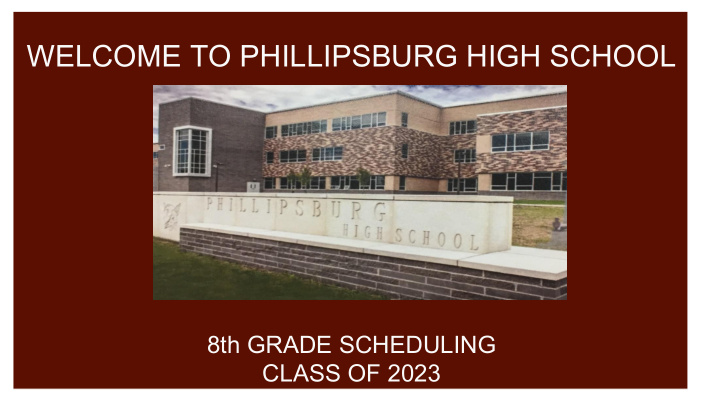 welcome to phillipsburg high school