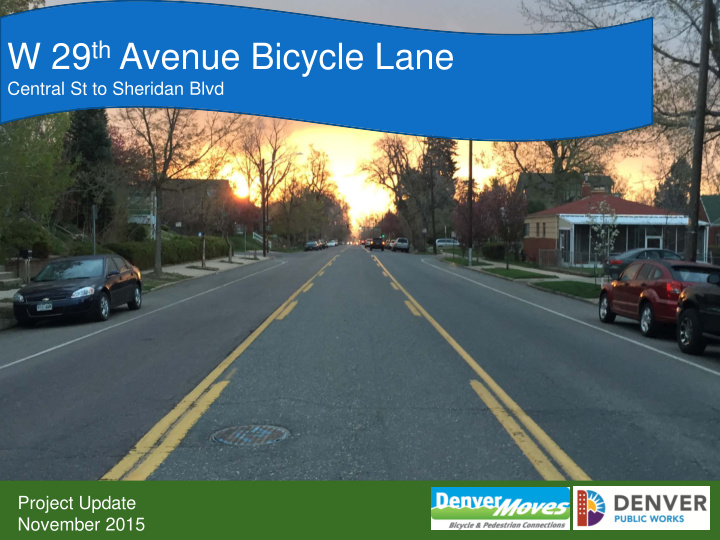 w 29 th avenue bicycle lane